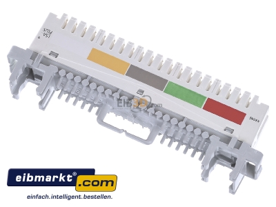 Top rear view TE Connec.AMP/ADC(EU) 6089 1 121-01 Separating strip LSA Profile connection
