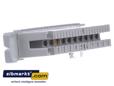 Ansicht links TE Connec.AMP/ADC(EU) 6089 1 102-01 Trennleiste 2/10-MB-1/0 