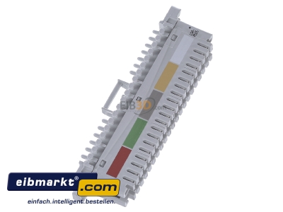 View top left TE Connec.AMP/ADC(EU) 6089 1 102-01 Separating strip LSA Plus connection
