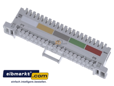 Top rear view TE Connec.AMP/ADC(EU) 6089 1 102-01 Separating strip LSA Plus connection
