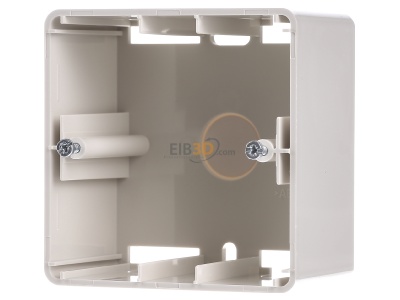 Front view Rutenbeck UAE-Cat. ApG Surface mounted housing cream white 
