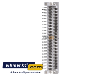 Front view Rutenbeck AsLe B20 S/L Connection strip screw/solder connection 
