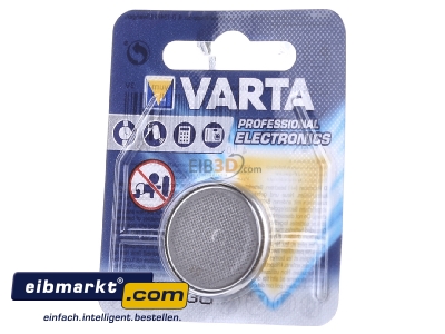 Frontansicht Varta Cons.Varta CR 2430 Bli.1 Electronic-Batterie 3,0/280/Lithium 