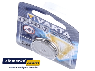 View up front Varta Cons.Varta CR 2430 Bli.1 Coin cell battery lithium 280mAh 3V
