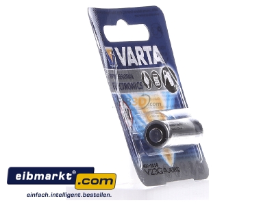 Ansicht links Varta Cons.Varta V 23 GA Bli.1 Electronic-Batterie 12,0/52/Alkali-Man. 