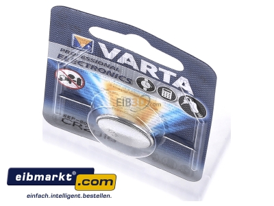 Ansicht oben vorne Varta Cons.Varta CR 2016 Bli.1 Electronic-Batterie 3,0/85/Lithium 