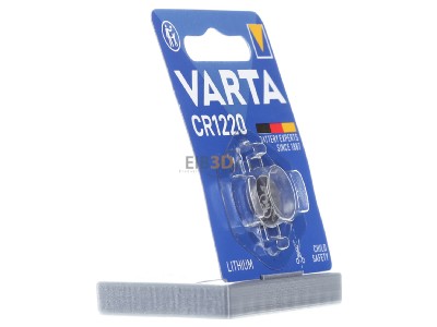 View on the left Varta CR 1220 Bli.1 Battery Button cell 35mAh 3V 
