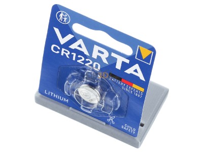 View up front Varta CR 1220 Bli.1 Battery Button cell 35mAh 3V 
