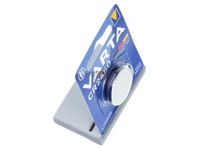 View top left Varta CR 2450 Bli.1 Battery Button cell 560mAh 3V 
