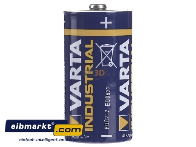 Ansicht rechts Varta Cons.Varta 04014211111 Batterie Alkali Indust. C Baby, R14 4014 Ind. Stk.1