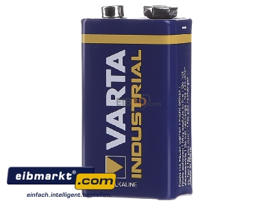 Front view Varta Cons.Varta 4022 Ind. Stk.1 Battery Block 550mAh 9V
