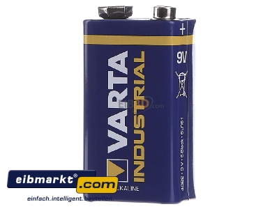 Ansicht hinten Varta Cons.Varta 4022 Ind. Stk.1 Batterie Alkali Indust. E E-Block, 6LR61 