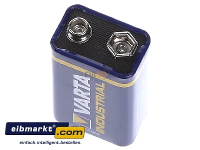 View up front Varta Cons.Varta 4022 Ind. Stk.1 Battery Block 550mAh 9V
