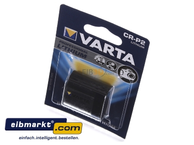 Ansicht oben vorne Varta Cons.Varta CR P 2 Bli.1 Professional Photobatterie Lithium 6V,CRP2 