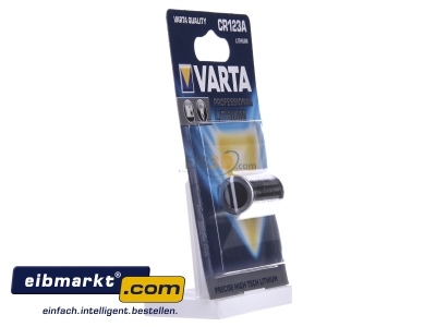 View on the left Varta Cons.Varta CR 123 A Bli.1 Battery 1600mAh 3V
