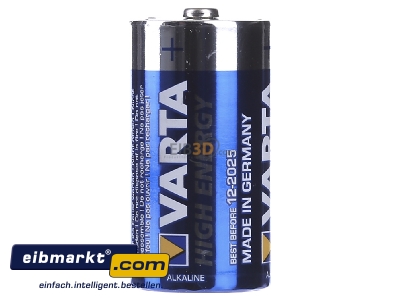 Back view Varta Cons.Varta 4914 Stk.1 Battery Baby 7800mAh 1,5V
