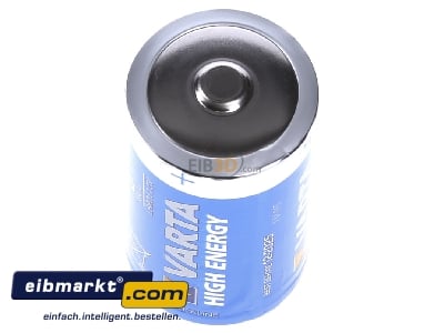 Top rear view Varta Cons.Varta 4920 Stk.1 Battery Mono 16500mAh 1,5V 
