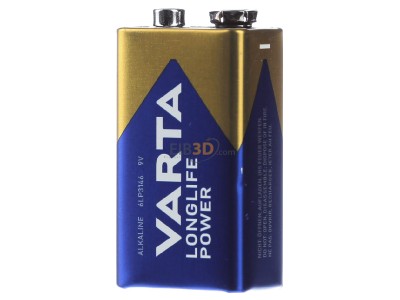 Front view Varta 4922 Stk.1 Battery Block 580mAh 9V 
