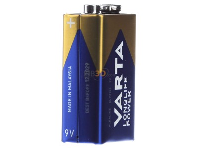 View on the left Varta 4922 Stk.1 Battery Block 580mAh 9V 
