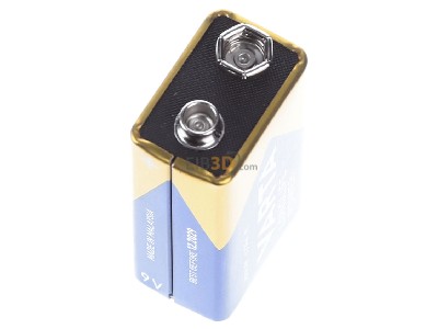 View top left Varta 4922 Stk.1 Battery Block 580mAh 9V 
