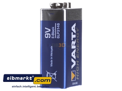 Ansicht rechts Varta Cons.Varta 4922 Stk.1 High Energy E-Block Alk-Man 9,0V 