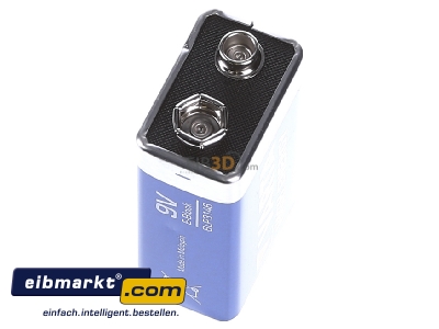 View top right Varta Cons.Varta 4922 Stk.1 Battery Block 580mAh 9V
