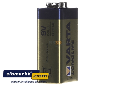 View on the left Varta Cons.Varta 4122 Stk.1 Battery Block 550mAh 9V - 
