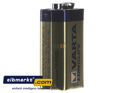 View on the right Varta Cons.Varta 4122 Stk.1 Battery Block 550mAh 9V - 
