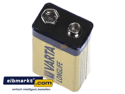 View up front Varta Cons.Varta 4122 Stk.1 Battery Block 550mAh 9V - 
