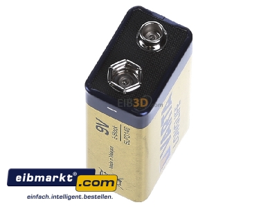 View top left Varta Cons.Varta 4122 Stk.1 Battery Block 550mAh 9V - 
