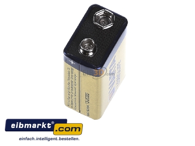 View top right Varta Cons.Varta 4122 Stk.1 Battery Block 550mAh 9V - 
