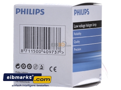 Back view Philips Lampen 6834 Studio/projection/photo lamp 100W 12V
