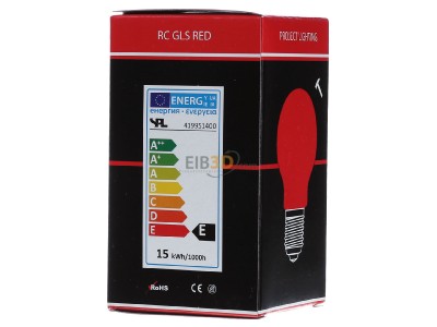 View on the right Scharnberger+Has. 40240 Standard lamp 15W 230V E27 red 
