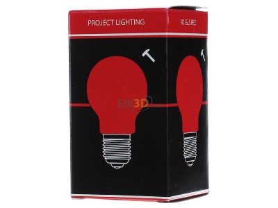 Back view Scharnberger+Has. 40240 Standard lamp 15W 230V E27 red 
