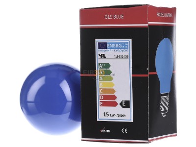 View on the right Scharnberger+Has. 40243 Standard lamp 15W 230V E27 blue 

