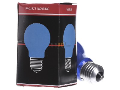 Back view Scharnberger+Has. 40243 Standard lamp 15W 230V E27 blue 

