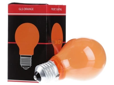Ansicht links Scharnberger+Has. 40254 Allgebrauchslampe B60x105 E27 230V 40W orange 