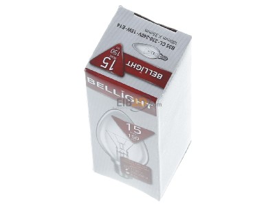 Ansicht oben vorne Scharnberger+Has. 40881 Kerzenlampe 35x100mm E14 240V 15W klar 