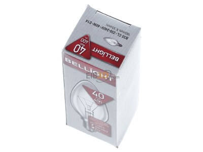 Ansicht oben vorne Scharnberger+Has. 40893 Kerzenlampe 35x100mm E14 240V 40W klar