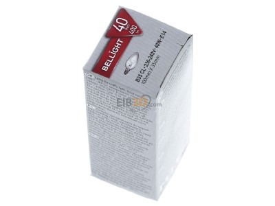 Ansicht oben rechts Scharnberger+Has. 40893 Kerzenlampe 35x100mm E14 240V 40W klar