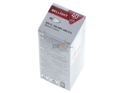 Ansicht oben hinten Scharnberger+Has. 40893 Kerzenlampe 35x100mm E14 240V 40W klar