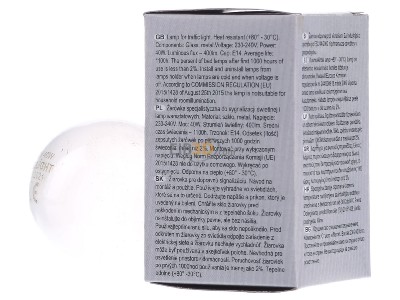 Ansicht rechts Scharnberger+Has. 43198 Tropfenlampe 45x75mm E14 240V 40W matt 