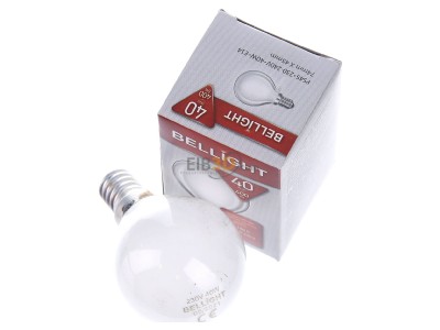 Ansicht oben vorne Scharnberger+Has. 43198 Tropfenlampe 45x75mm E14 240V 40W matt 