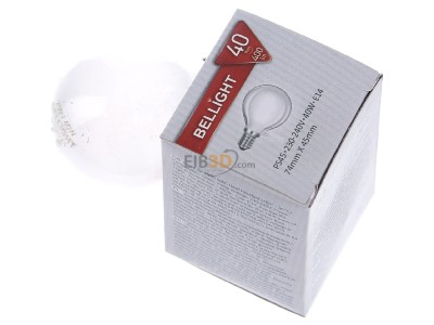 Ansicht oben rechts Scharnberger+Has. 43198 Tropfenlampe 45x75mm E14 240V 40W matt 