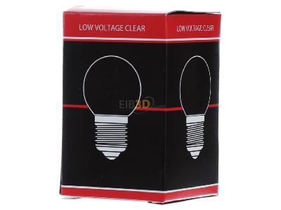 Back view Scharnberger+Has. 43210 Round lamp 15W 12V E27 clear 
