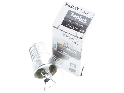 View up front Scharnberger+Has. 47118 Standard lamp 25W 24V E14 clear 
