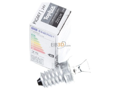 View top left Scharnberger+Has. 47118 Standard lamp 25W 24V E14 clear 
