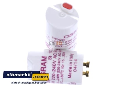 Ansicht oben links Osram ST 173 25er Starter f.Einzelschaltung 15-32W 230V_- Original