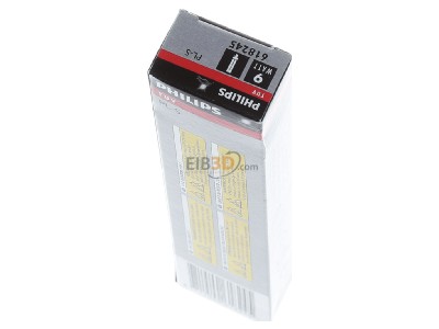 Top rear view Philips Licht TUV PL-S 9W UV lamp 8,59999999W 56...64V G23 
