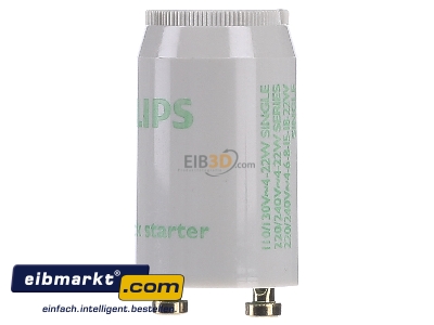 Frontansicht Philips Lampen S 2 Starter f.Reihenschaltung 4-22W 